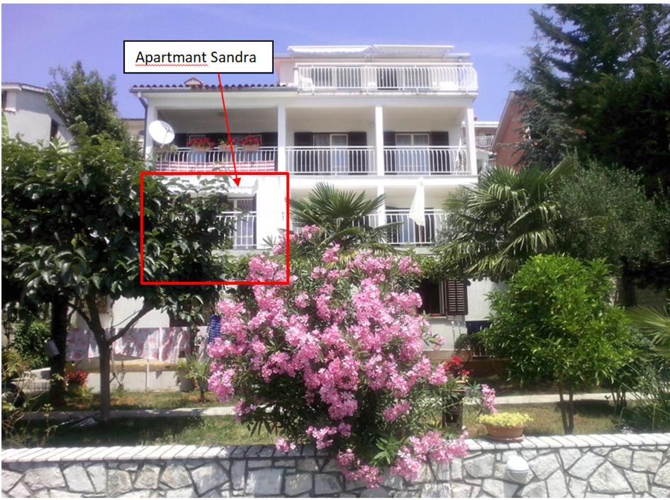 Apartment Sandra Rabac Exterior foto
